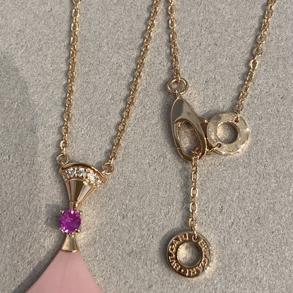 [⭐Hyrra Jewelry]DREAM NECKLACE PINK OPAL