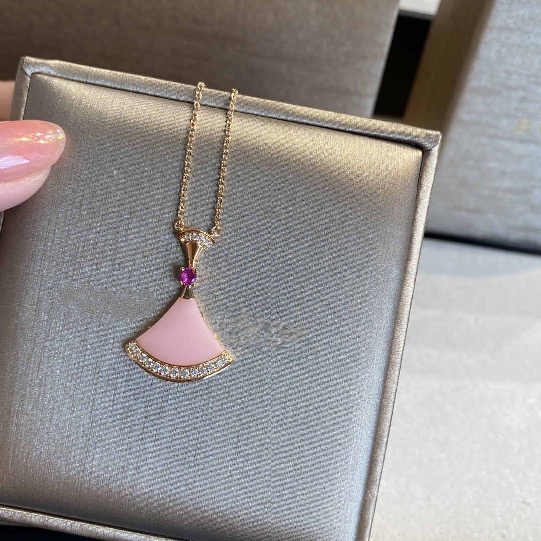[⭐Hyrra Jewelry]DREAM NECKLACE PINK OPAL