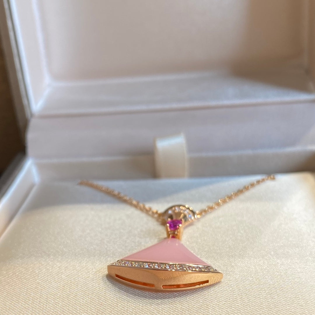 [⭐Hyrra Jewelry]DREAM NECKLACE PINK OPAL