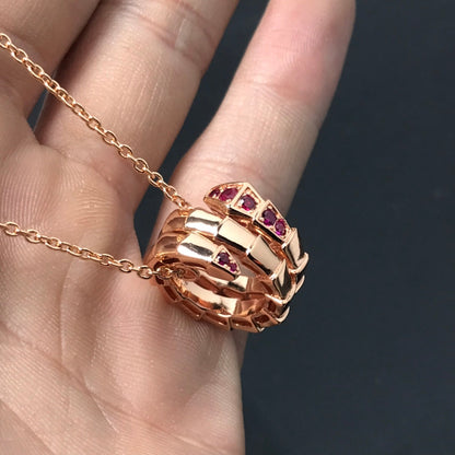 [⭐Hyrra Jewelry]SERPENTI PEDANT NECKLACE