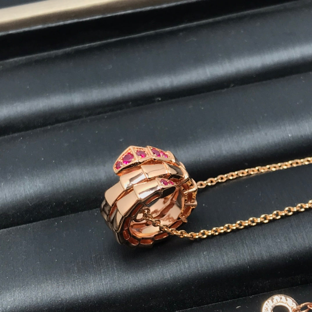 [⭐Hyrra Jewelry]SERPENTI PEDANT NECKLACE