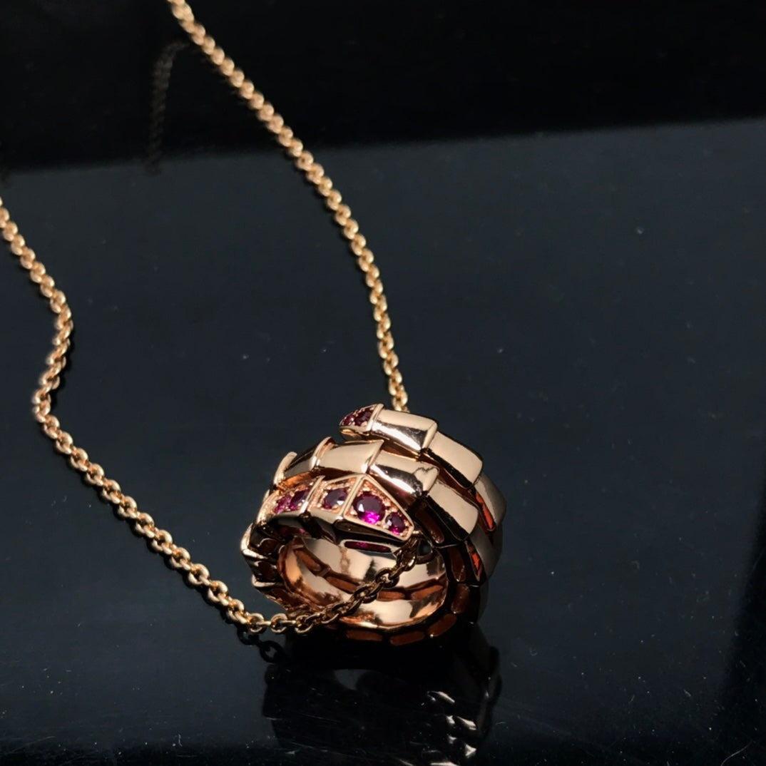 [⭐Hyrra Jewelry]SERPENTI PEDANT NECKLACE