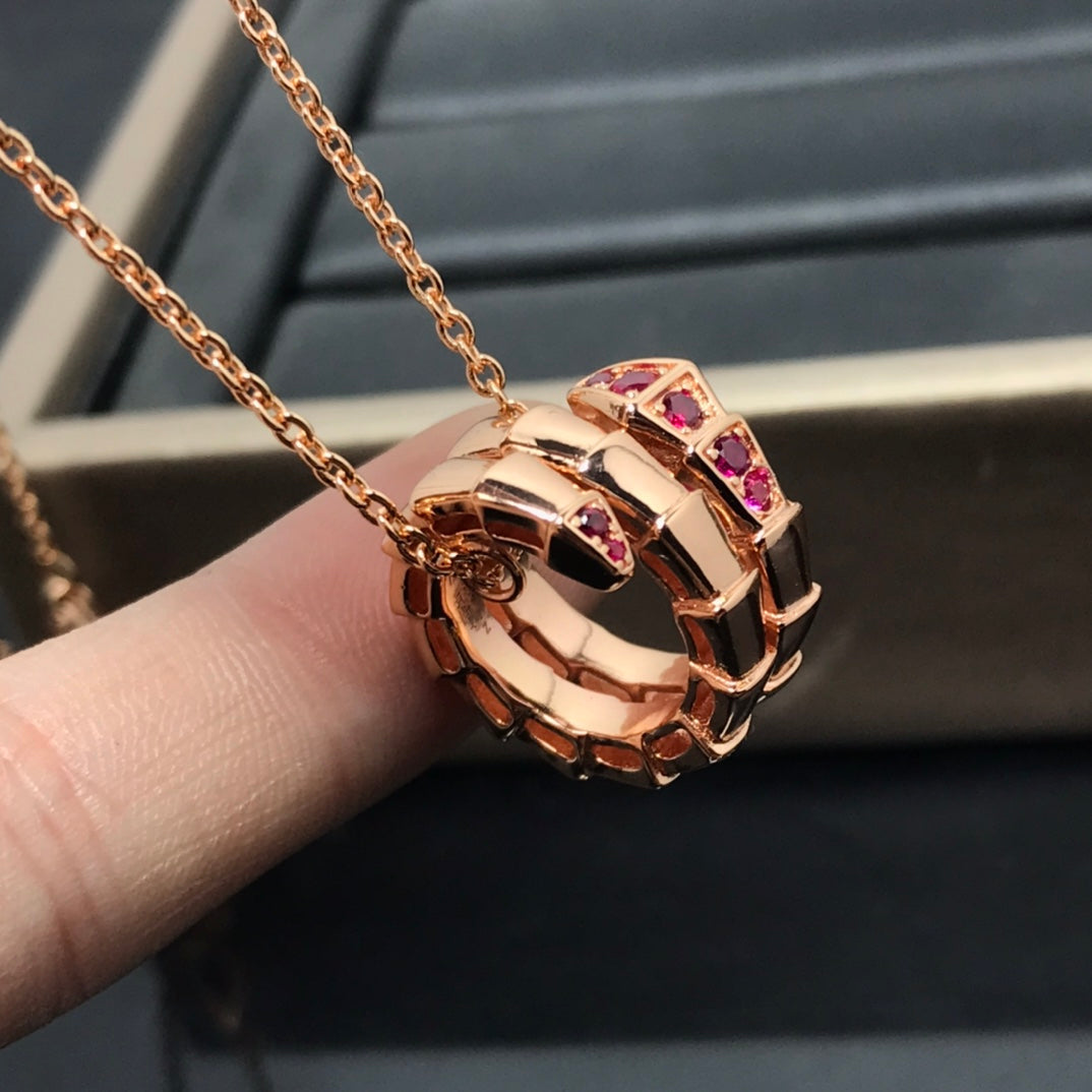 [⭐Hyrra Jewelry]SERPENTI PEDANT NECKLACE