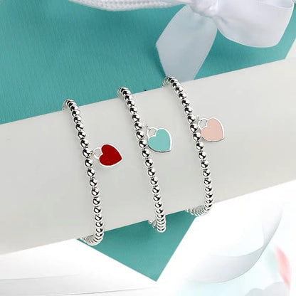 [Hyrra Jewelry]MINI HEART BRACELET SILVER