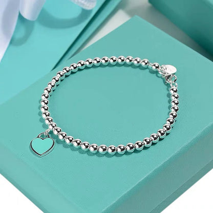 [Hyrra Jewelry]MINI HEART BRACELET SILVER