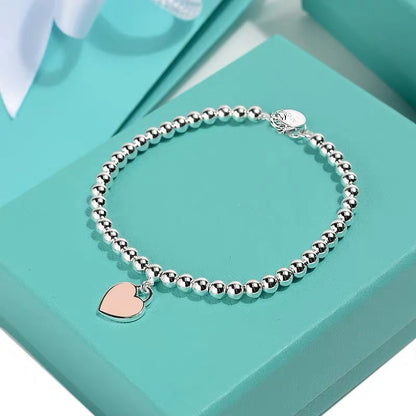 [Hyrra Jewelry]MINI HEART BRACELET SILVER