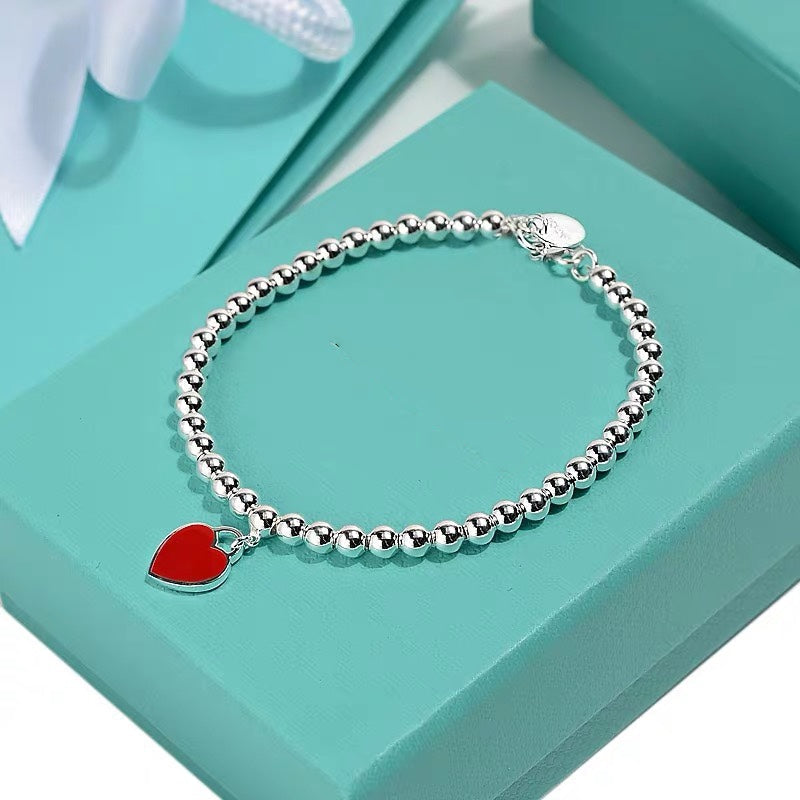 [Hyrra Jewelry]MINI HEART BRACELET SILVER