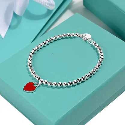[Hyrra Jewelry]MINI HEART BRACELET SILVER