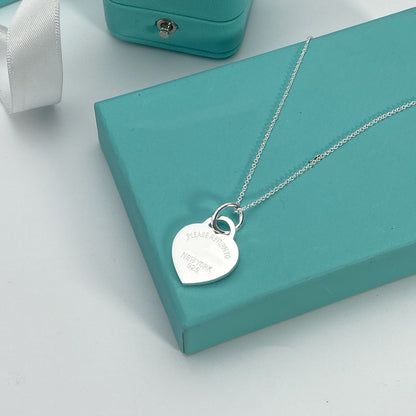 [Hyrra Jewelry]HEART PEDANT SILVER NECKLACE