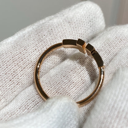 [Hyrra Jewelry] WIRE RING DIAMOND PINK GOLD
