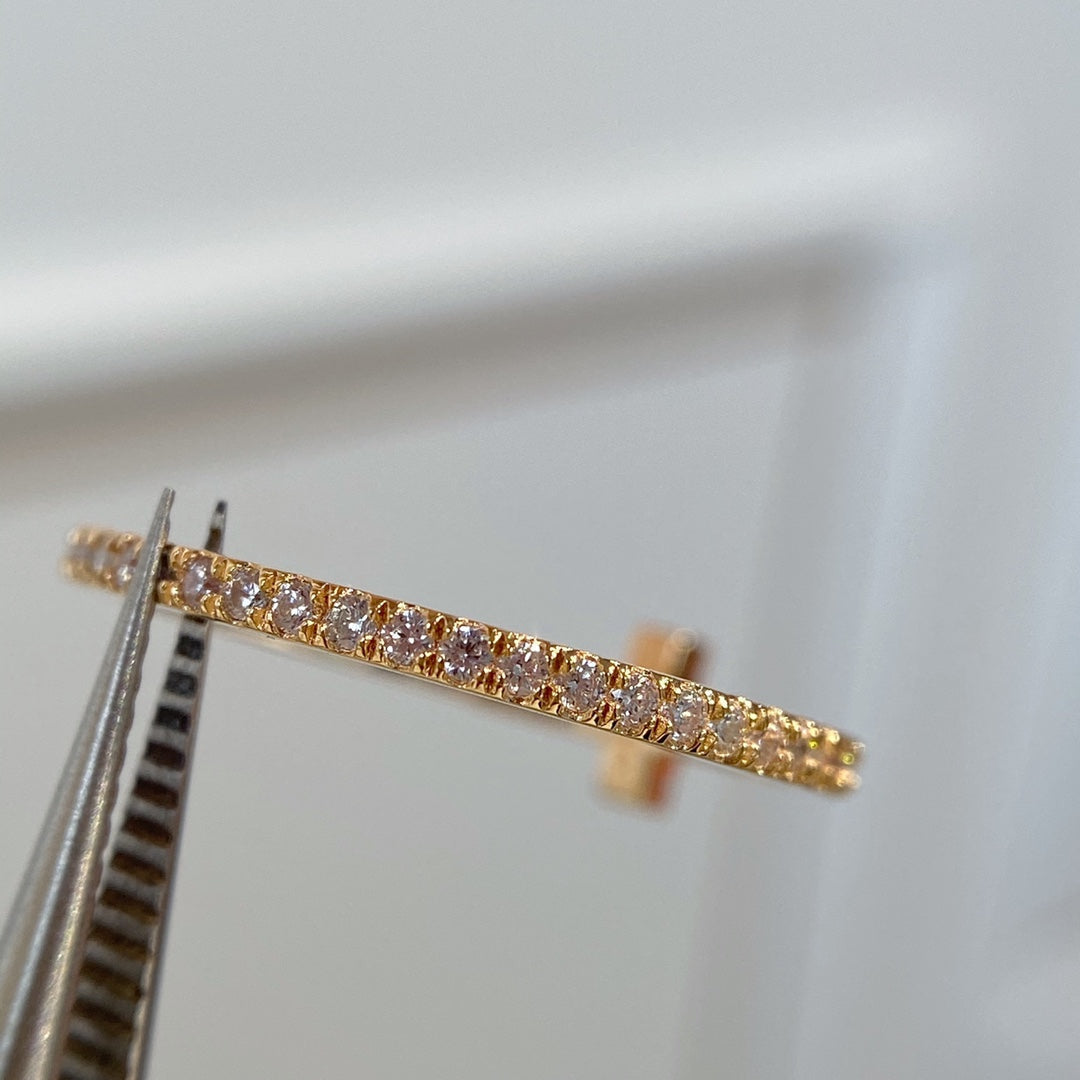 [Hyrra Jewelry]T RING DIAMOND PINK GOLD
