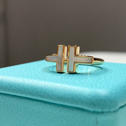 [Hyrra Jewelry] WIRE MOP RING PINK GOLD