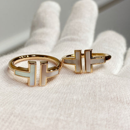 [Hyrra Jewelry] WIRE MOP RING PINK GOLD