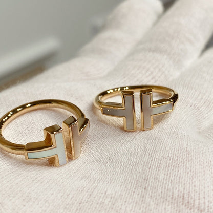 [Hyrra Jewelry] WIRE MOP RING PINK GOLD