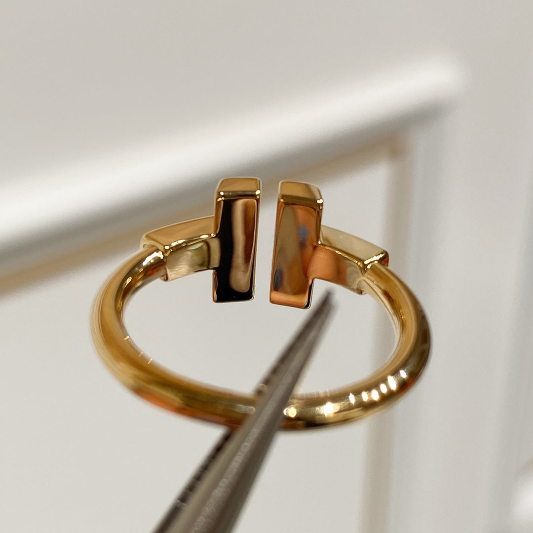 [Hyrra Jewelry] WIRE MOP RING PINK GOLD