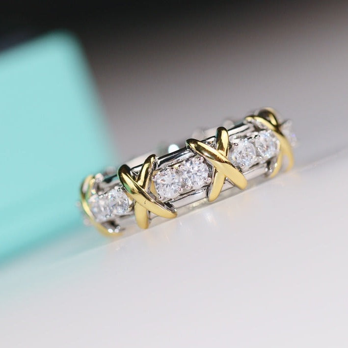 [Hyrra Jewelry]SIXTEEN STONE RING GOLD