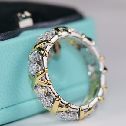 [Hyrra Jewelry]SIXTEEN STONE RING GOLD