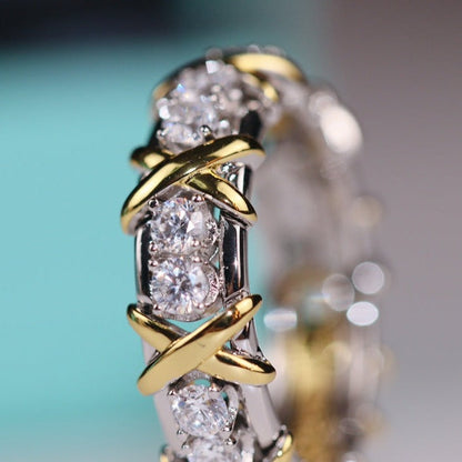 [Hyrra Jewelry]SIXTEEN STONE RING GOLD