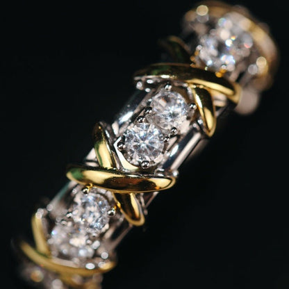 [Hyrra Jewelry]SIXTEEN STONE RING GOLD