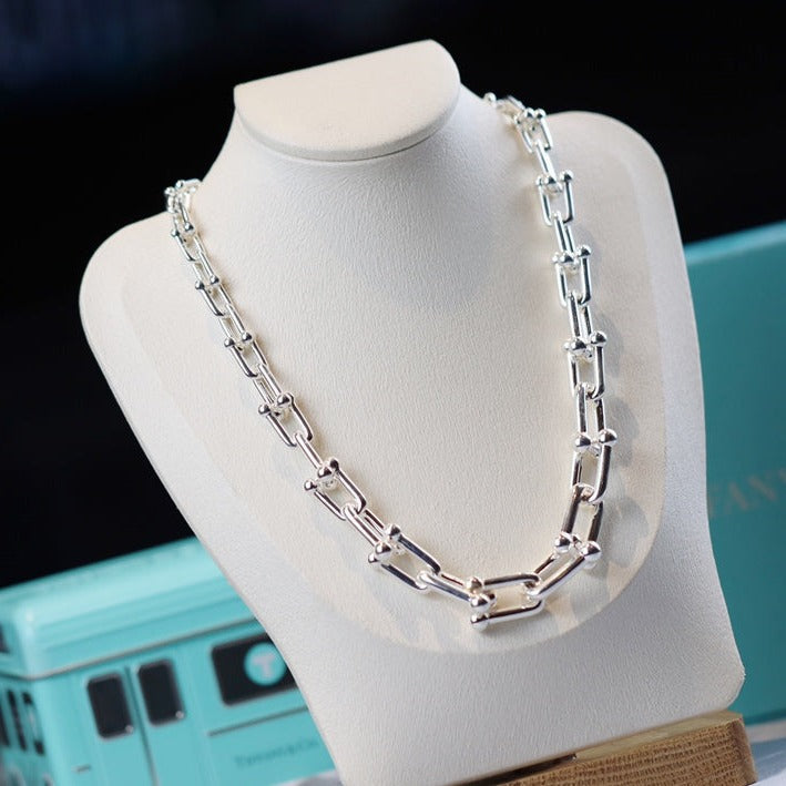 [Hyrra Jewelry]HARDWEAR LINK SILVER NECKLACE