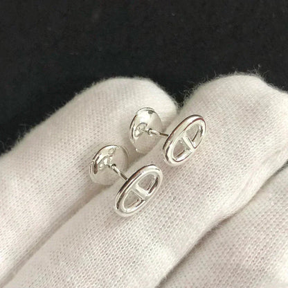 [⭐Hyrra Jewelry]CHAINE SMALL EARRINGS GOLD AND SILVER