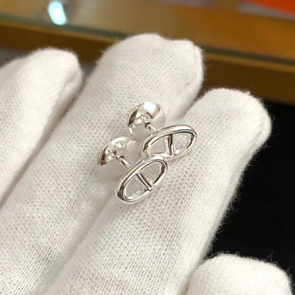 [⭐Hyrra Jewelry]CHAINE SMALL EARRINGS GOLD AND SILVER