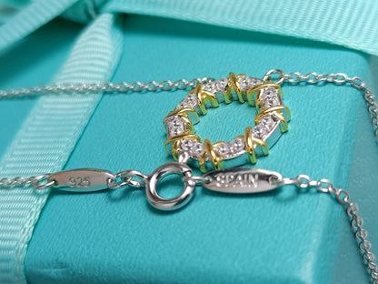 [Hyrra Jewelry]SIXTEEN STONE NECKLACE GOLD