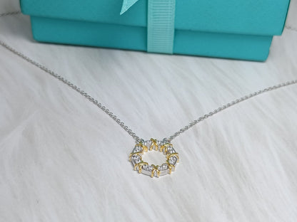 [Hyrra Jewelry]SIXTEEN STONE NECKLACE GOLD