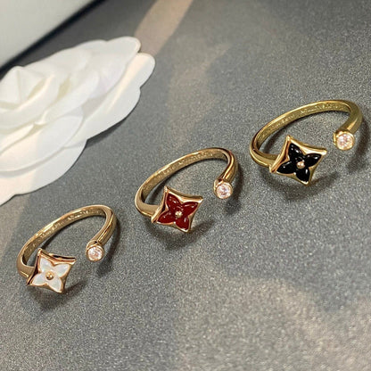[⭐Hyrra Jewelry]STAR 1 DIAMOND OPEN RING