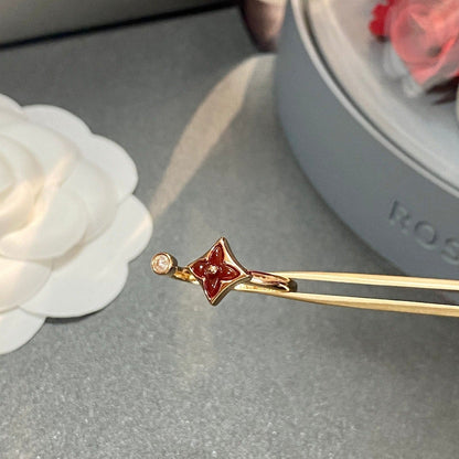 [⭐Hyrra Jewelry]STAR 1 DIAMOND OPEN RING