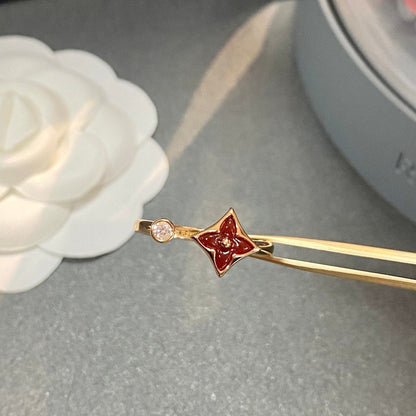 [⭐Hyrra Jewelry]STAR 1 DIAMOND OPEN RING
