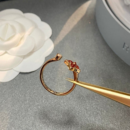 [⭐Hyrra Jewelry]STAR 1 DIAMOND OPEN RING