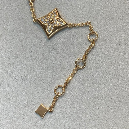 [⭐Hyrra Jewelry]STAR AND SUN 4 MOTIFS GOLD DIAMONDS BRACELET