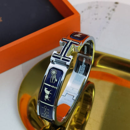 [⭐Hyrra Jewelry]H COUVERTURES DARK BLUE BRACELET