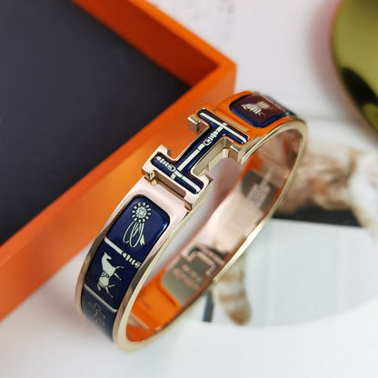 [⭐Hyrra Jewelry]H COUVERTURES DARK BLUE BRACELET