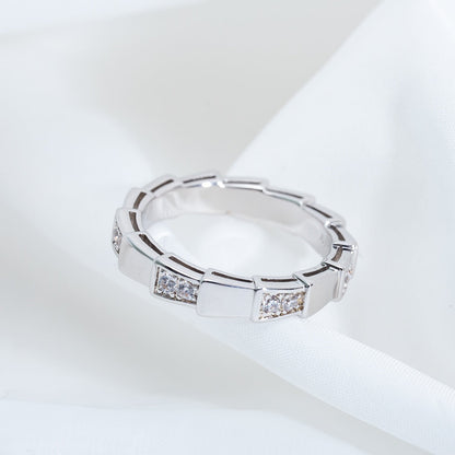[⭐Hyrra Jewelry]SERPENTI RING SILVER  3MM