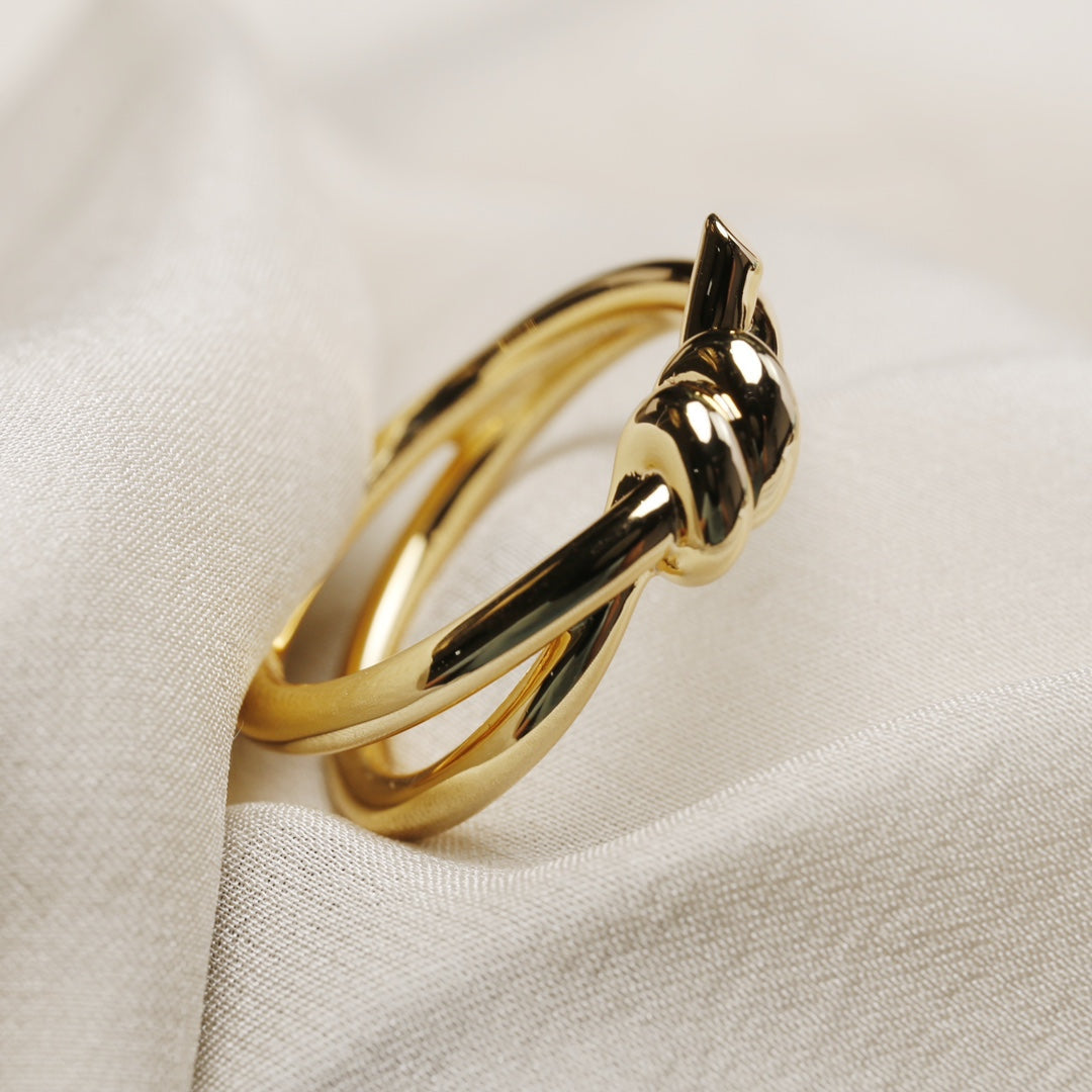 [Hyrra Jewelry]KNOT RING GOLD