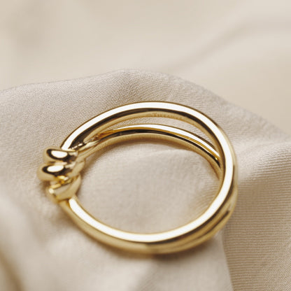 [Hyrra Jewelry]KNOT RING GOLD