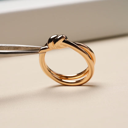 [Hyrra Jewelry]KNOT RING PINK GOLD