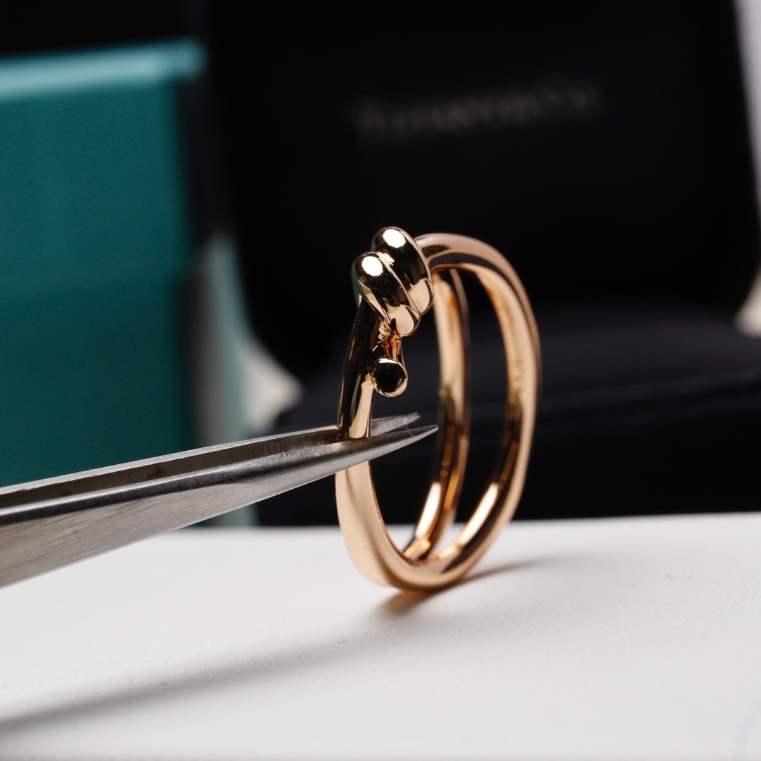[Hyrra Jewelry]KNOT RING PINK GOLD