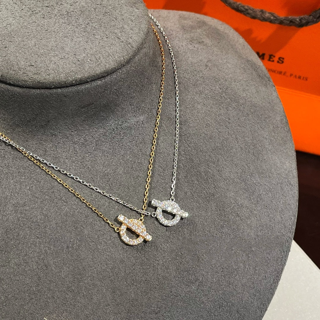 [⭐Hyrra Jewelry]ECHAPEE NECKLACE DIAMOND