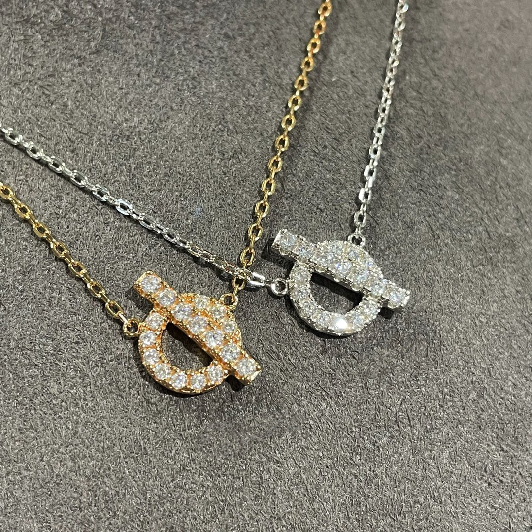[⭐Hyrra Jewelry]ECHAPEE NECKLACE DIAMOND