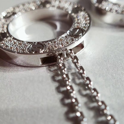[⭐Hyrra Jewelry]LOVE NECKLACE ADJUSTABLE SILVER