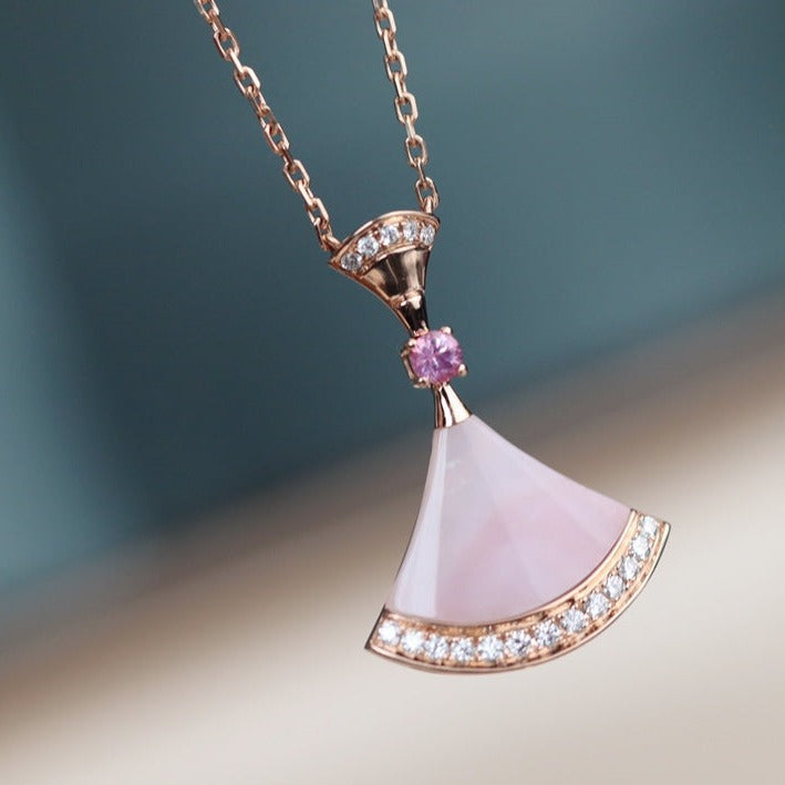 [⭐Hyrra Jewelry]DREAM NECKLACE PINK MOP DIAMOND