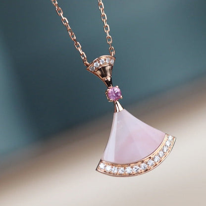 [⭐Hyrra Jewelry]DREAM NECKLACE PINK MOP DIAMOND