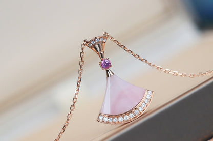 [⭐Hyrra Jewelry]DREAM NECKLACE PINK MOP DIAMOND