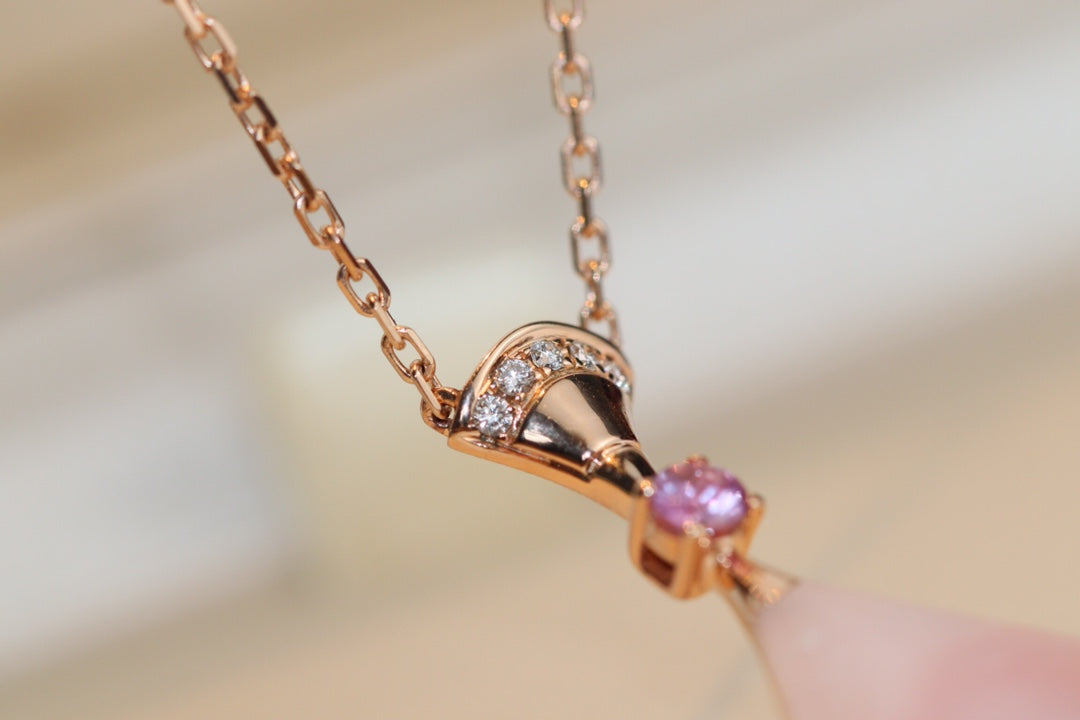 [⭐Hyrra Jewelry]DREAM NECKLACE PINK MOP DIAMOND