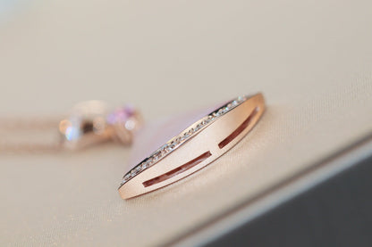 [⭐Hyrra Jewelry]DREAM NECKLACE PINK MOP DIAMOND