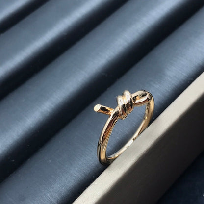 [Hyrra Jewelry]KNOT RING 1.2MM