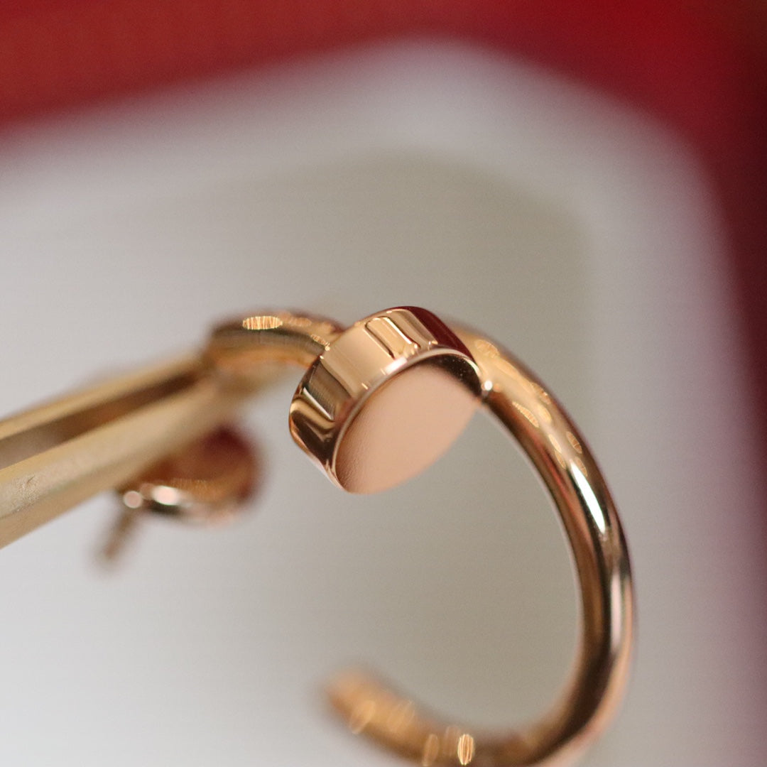 [⭐Hyrra Jewelry]JUSTE EARRINGS PINK GOLD